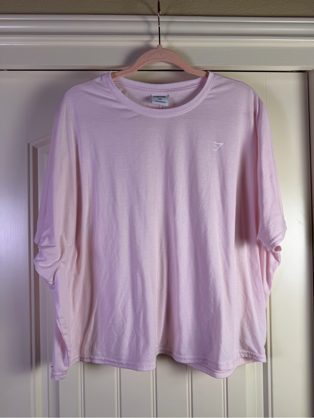 Gymshark Oversized Pink Short Sleeve Crew Tee XXL